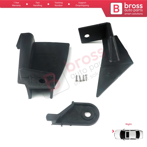 Headlight Holder Mount Repair Bracket Tab Set Right Side for Renault Dacia Lodgy Dokker 2012-On 260102414R