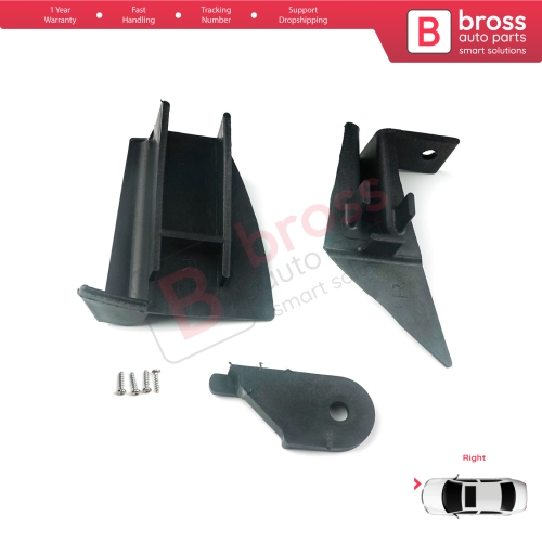 Headlight Holder Mount Repair Bracket Tab Set Right Side for Renault Dacia Lodgy Dokker 2012-On 260102414R