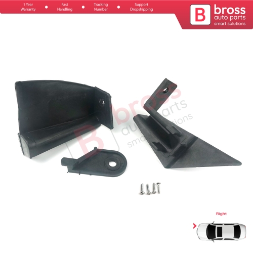 Headlight Holder Mount Repair Bracket Tab Set Right Side for Renault Dacia Lodgy Dokker 2012-On 260102414R