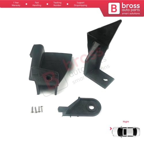 Headlight Holder Mount Repair Bracket Tab Set Right Side for Renault Dacia Lodgy Dokker 2012-On 260102414R