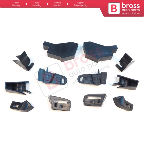 Headlight Holder Mount Repair Bracket Tab Set Left Right Side for Nissan Qashqai MK2 J11 2013-2021 260604EH0A 260104EH0A