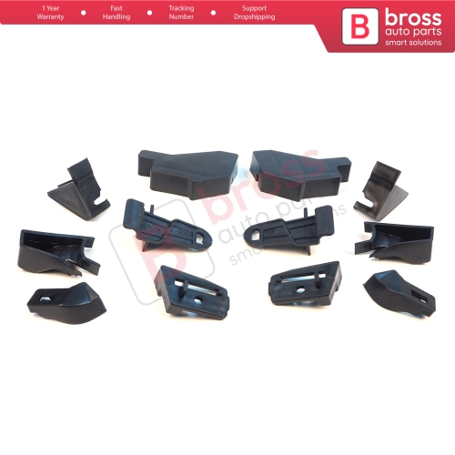 Headlight Holder Mount Repair Bracket Tab Set Left Right Side for Nissan Qashqai MK2 J11 2013-2021 260604EH0A 260104EH0A