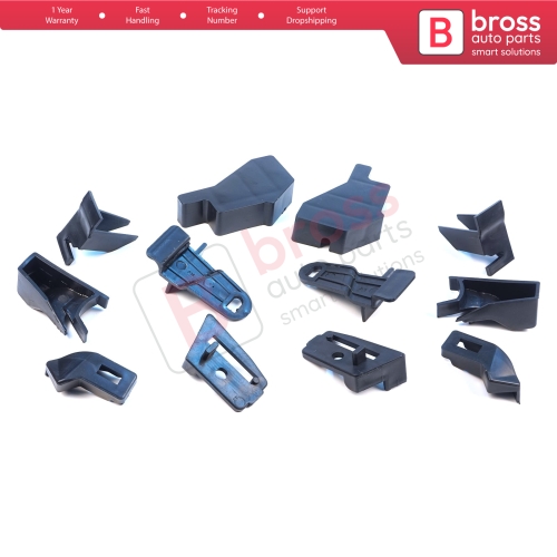 Headlight Holder Mount Repair Bracket Tab Set Left Right Side for Nissan Qashqai MK2 J11 2013-2021 260604EH0A 260104EH0A