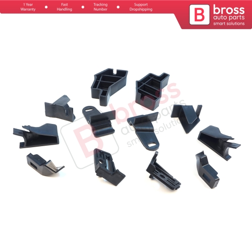 Headlight Holder Mount Repair Bracket Tab Set Left Right Side for Nissan Qashqai MK2 J11 2013-2021 260604EH0A 260104EH0A