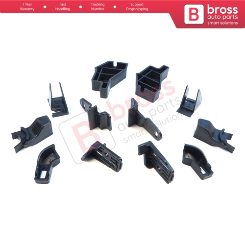 Headlight Holder Mount Repair Bracket Tab Set Left Right Side for Nissan Qashqai MK2 J11 2013-2021 260604EH0A 260104EH0A