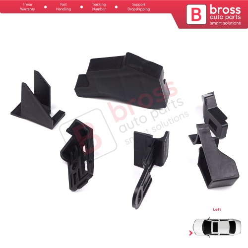 Headlight Holder Mount Repair Bracket Tab Set Left Side for Nissan Qashqai MK2 J11 2013-2021 260604EH0A