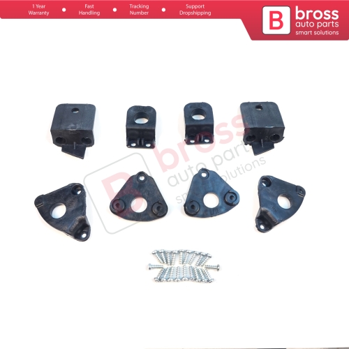 Headlight Holder Mount Repair Bracket Tab Set Left Right Side for VW Caddy MK3 2K 2C Touran MK1 1T3 2010-2015 2K5998225 2K5998226