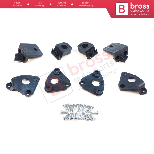 Headlight Holder Mount Repair Bracket Tab Set Left Right Side for VW Caddy MK3 2K 2C Touran MK1 1T3 2010-2015 2K5998225 2K5998226