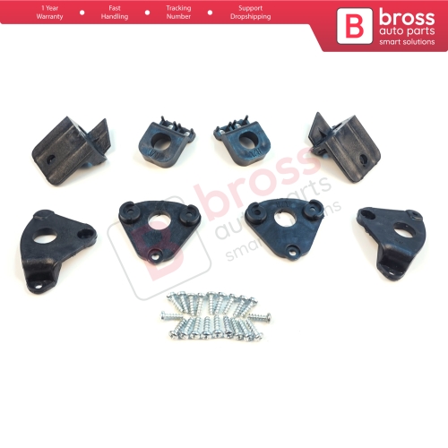 Headlight Holder Mount Repair Bracket Tab Set Left Right Side for VW Caddy MK3 2K 2C Touran MK1 1T3 2010-2015 2K5998225 2K5998226