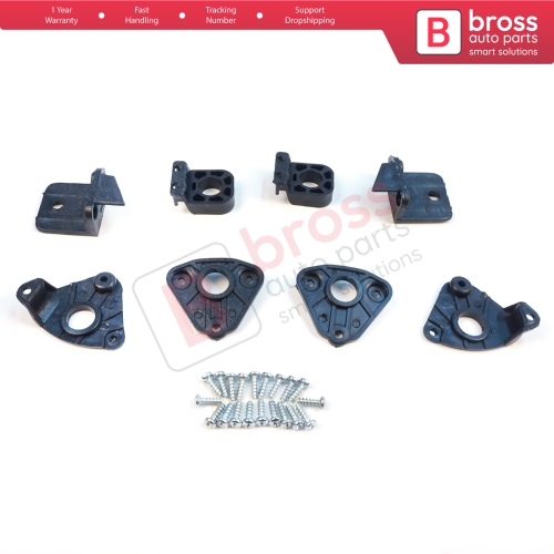 Headlight Holder Mount Repair Bracket Tab Set Left Right Side for VW Caddy MK3 2K 2C Touran MK1 1T3 2010-2015 2K5998225 2K5998226