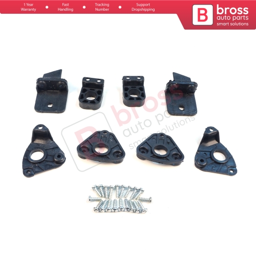 Headlight Holder Mount Repair Bracket Tab Set Left Right Side for VW Caddy MK3 2K 2C Touran MK1 1T3 2010-2015 2K5998225 2K5998226