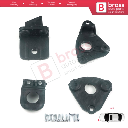 Headlight Holder Mount Repair Bracket Tab Set Left Side for VW Caddy MK3 2K 2C Touran MK1 1T3 2010-2015 2K5998225