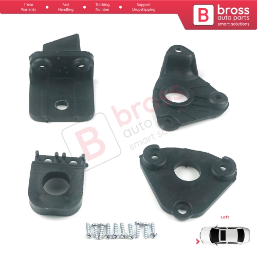 Headlight Holder Mount Repair Bracket Tab Set Left Side for VW Caddy MK3 2K 2C Touran MK1 1T3 2010-2015 2K5998225