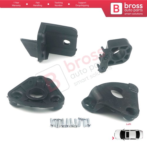 Headlight Holder Mount Repair Bracket Tab Set Left Side for VW Caddy MK3 2K 2C Touran MK1 1T3 2010-2015 2K5998225