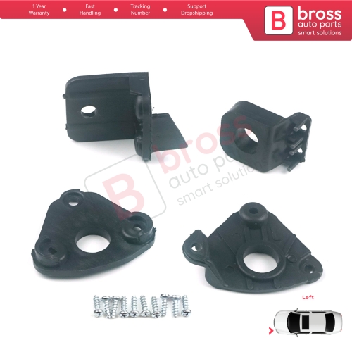 Headlight Holder Mount Repair Bracket Tab Set Left Side for VW Caddy MK3 2K 2C Touran MK1 1T3 2010-2015 2K5998225
