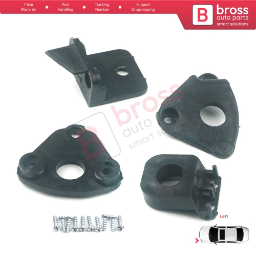 Headlight Holder Mount Repair Bracket Tab Set Left Side for VW Caddy MK3 2K 2C Touran MK1 1T3 2010-2015 2K5998225