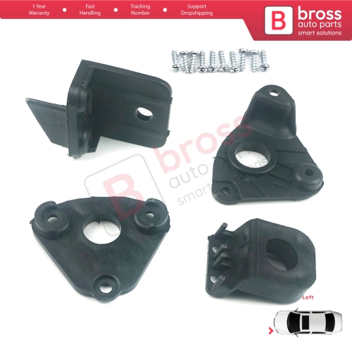 Headlight Holder Mount Repair Bracket Tab Set Left Side for VW Caddy MK3 2K 2C Touran MK1 1T3 2010-2015 2K5998225