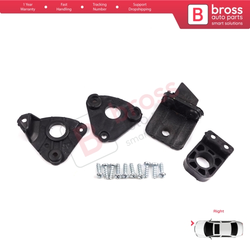 Headlight Holder Mount Repair Bracket Tab Set Right Side for VW Caddy MK3 2K 2C Touran MK1 1T3 2010-2015 2K5998226