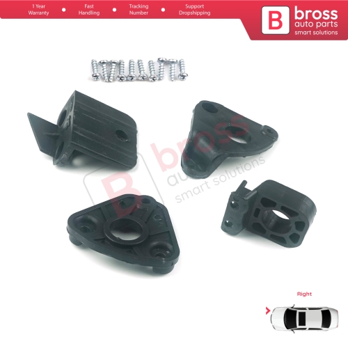 Headlight Holder Mount Repair Bracket Tab Set Right Side for VW Caddy MK3 2K 2C Touran MK1 1T3 2010-2015 2K5998226