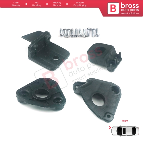 Headlight Holder Mount Repair Bracket Tab Set Right Side for VW Caddy MK3 2K 2C Touran MK1 1T3 2010-2015 2K5998226