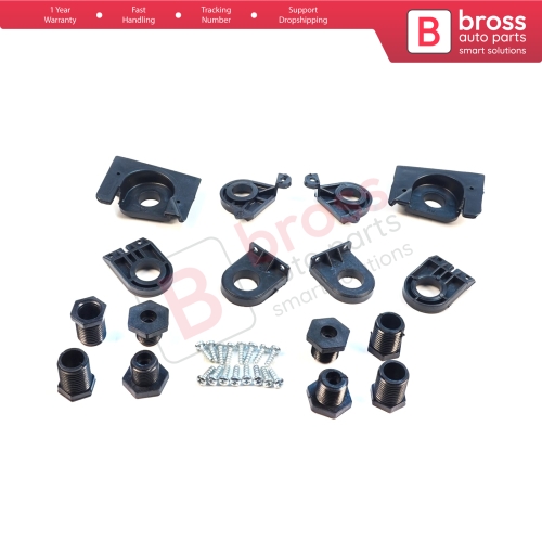 Headlight Holder Mount Repair Bracket Tab Set Left Right Side for VW Jetta MK6 A6 5C6 2010-2018 5C7998225 5C7998226