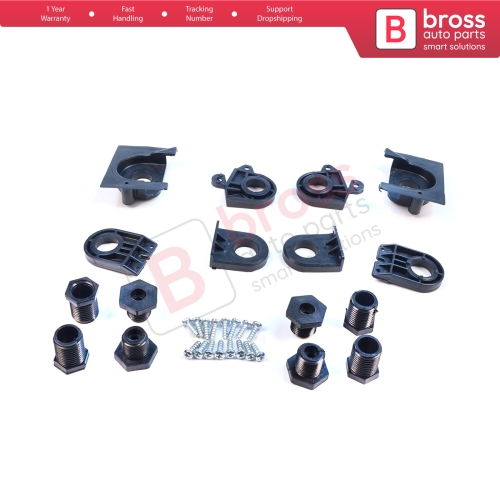 Headlight Holder Mount Repair Bracket Tab Set Left Right Side for VW Jetta MK6 A6 5C6 2010-2018 5C7998225 5C7998226