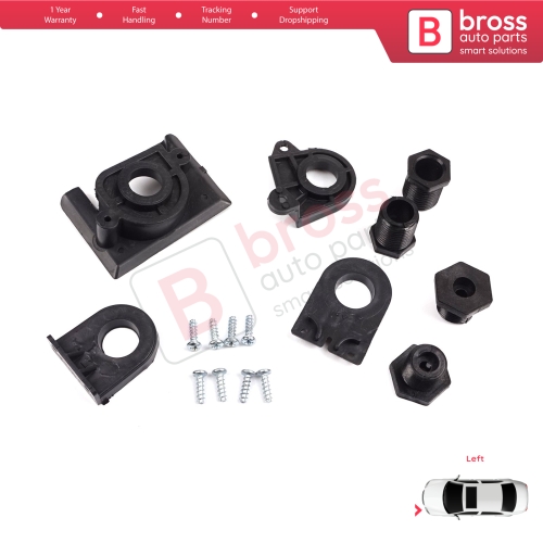 Headlight Holder Mount Repair Bracket Tab Set Left Side for VW Jetta MK6 A6 5C6 2010-2018 5C7998225
