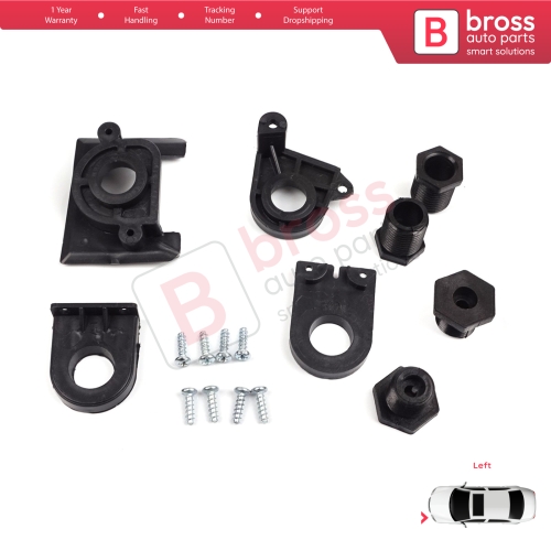 Headlight Holder Mount Repair Bracket Tab Set Left Side for VW Jetta MK6 A6 5C6 2010-2018 5C7998225