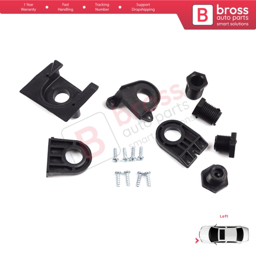 Headlight Holder Mount Repair Bracket Tab Set Left Side for VW Jetta MK6 A6 5C6 2010-2018 5C7998225