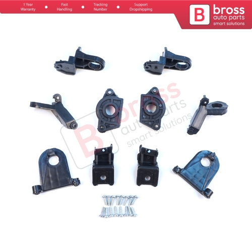 Headlight Holder Mount Repair Bracket Tab Set Left Right Side for Seat Leon MK3 5F 2012-2020 5F0998225 5F0998226