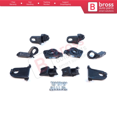 Headlight Holder Mount Repair Bracket Tab Set Left Right Side for Seat Leon MK3 5F 2012-2020 5F0998225 5F0998226