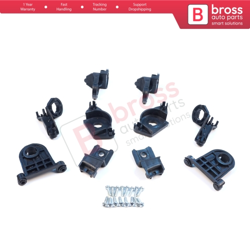 Headlight Holder Mount Repair Bracket Tab Set Left Right Side for Seat Leon MK3 5F 2012-2020 5F0998225 5F0998226