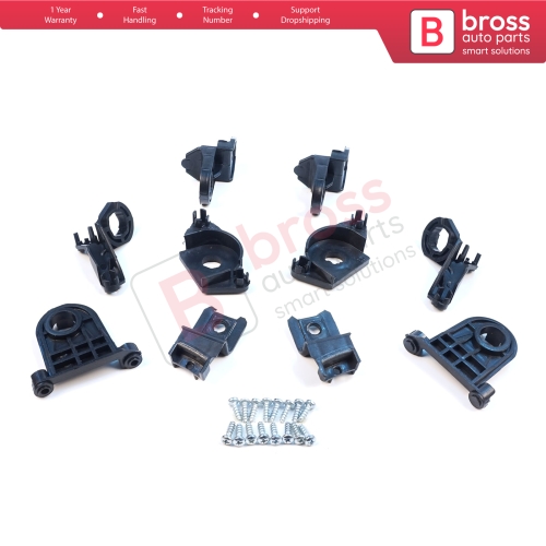 Headlight Holder Mount Repair Bracket Tab Set Left Right Side for Seat Leon MK3 5F 2012-2020 5F0998225 5F0998226