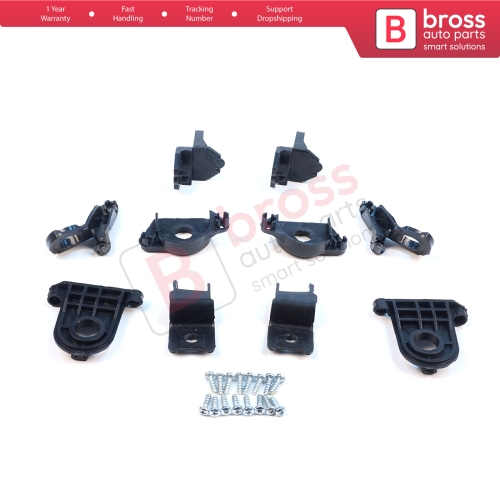 Headlight Holder Mount Repair Bracket Tab Set Left Right Side for Seat Leon MK3 5F 2012-2020 5F0998225 5F0998226