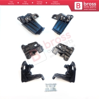 Headlight Holder Mount Repair Bracket Tab Set Left Right Side for Fiat Tipo 356 357 Egea 2015-On 50927927 50927929