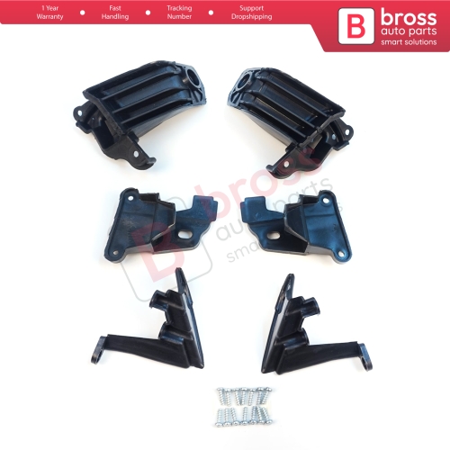 Headlight Holder Mount Repair Bracket Tab Set Left Right Side for Fiat Tipo 356 357 Egea 2015-On 50927927 50927929