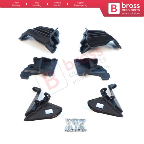 Headlight Holder Mount Repair Bracket Tab Set Left Right Side for Fiat Tipo 356 357 Egea 2015-On 50927927 50927929