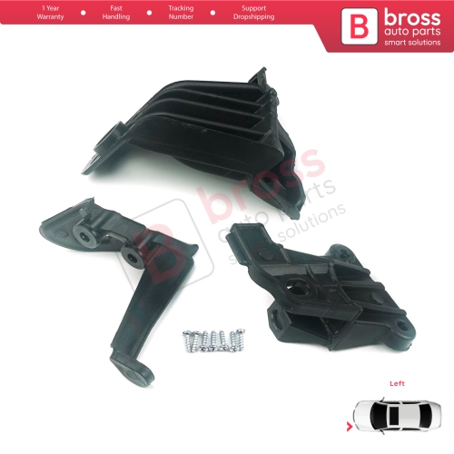 Headlight Holder Mount Repair Bracket Tab Set Left Side for Fiat Tipo 356 Egea 2015-On 50927927