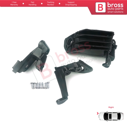 Headlight Holder Mount Repair Bracket Tab Set Right Side for Fiat Tipo 356 Egea 2015-On 50927929 