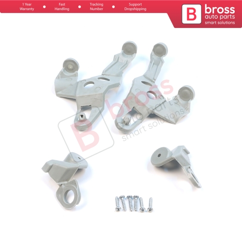 Headlight Holder Mount Repair Bracket Tab Set Left Right Side for Toyota Corolla MK9 E120 E130 Fielder Allex Runx 2000-2006 811701E480 811451E710