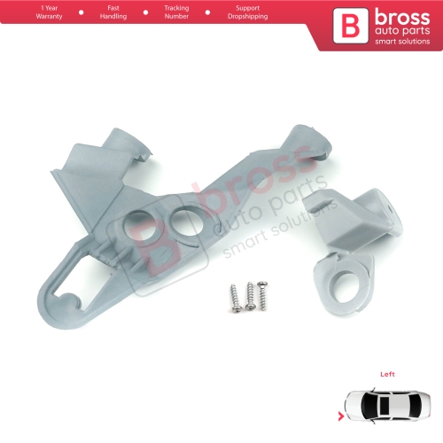 Headlight Holder Mount Repair Bracket Tab Set Left Side for Toyota Corolla MK9 E120 E130 Fielder Allex Runx 2000-2006 811701E480