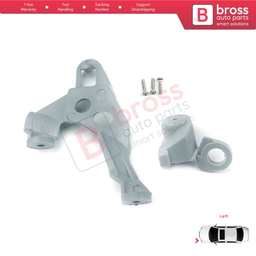 Headlight Holder Mount Repair Bracket Tab Set Left Side for Toyota Corolla MK9 E120 E130 Fielder Allex Runx 2000-2006 811701E480