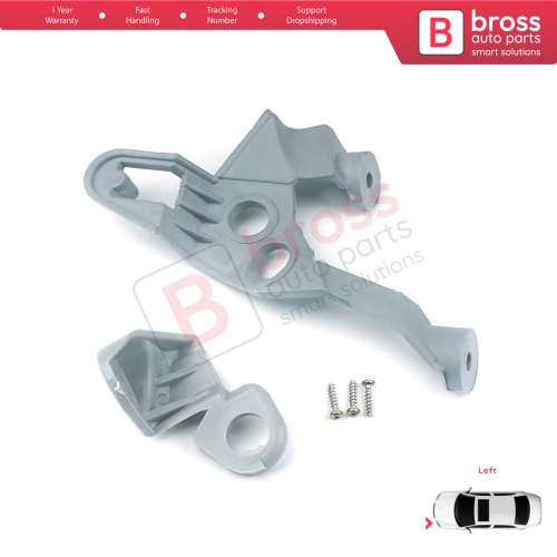 Headlight Holder Mount Repair Bracket Tab Set Left Side for Toyota Corolla MK9 E120 E130 Fielder Allex Runx 2000-2006 811701E480
