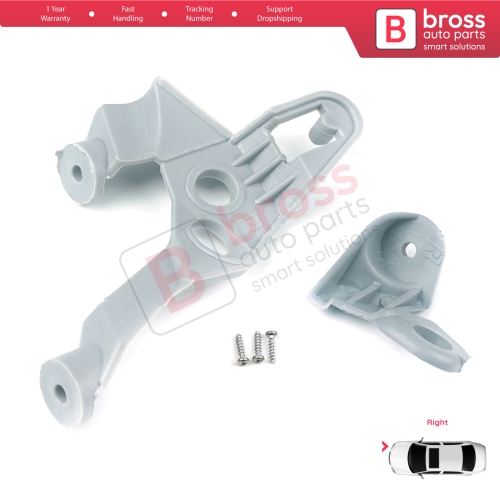 Headlight Holder Mount Repair Bracket Tab Set Right Side for Toyota Corolla MK9 E120 E130 Fielder Allex Runx 2000-2006 811451E710