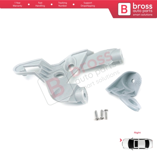 Headlight Holder Mount Repair Bracket Tab Set Right Side for Toyota Corolla MK9 E120 E130 Fielder Allex Runx 2000-2006 811451E710