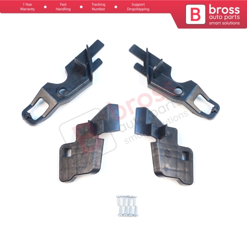 Headlight Holder Mount Repair Bracket Tab Set Left Right for Citroen C-Elysee 2012-2017 9675140080 9675140380