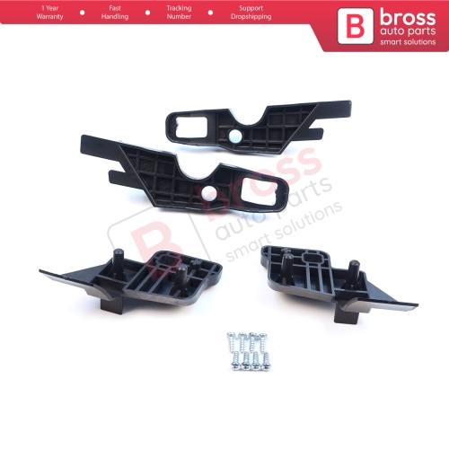 Headlight Holder Mount Repair Bracket Tab Set Left Right for Citroen C-Elysee 2012-2017 9675140080 9675140380