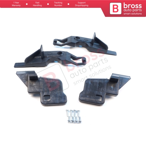Headlight Holder Mount Repair Bracket Tab Set Left Right for Citroen C-Elysee 2012-2017 9675140080 9675140380