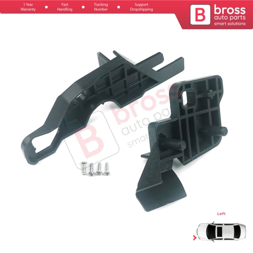 Headlight Holder Mount Repair Bracket Tab Set Left Side for Citroen C-Elysee 2012-2017 9675140080