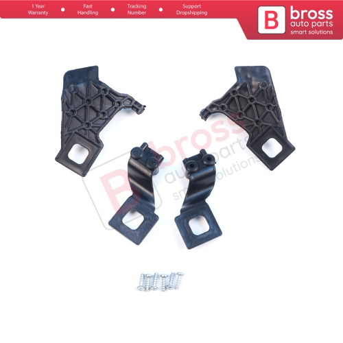 Headlight Holder Mount Repair Bracket Tab Set Left Right Side for Audi A4 RS4 8K2 B8.5 A5 S5 RS5 B8.5 8T0998121B 8T0998122B